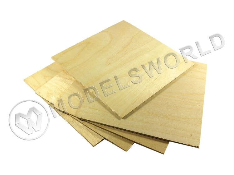 Фанера нестандартная 200х200мм - фото 1