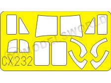 Набор окрасочных масок для UH-1B, Hobby Boss. Масштаб 1:72 - фото 1