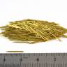 Гвоздь без головки, латунь, 0.8х11 мм, 200 шт