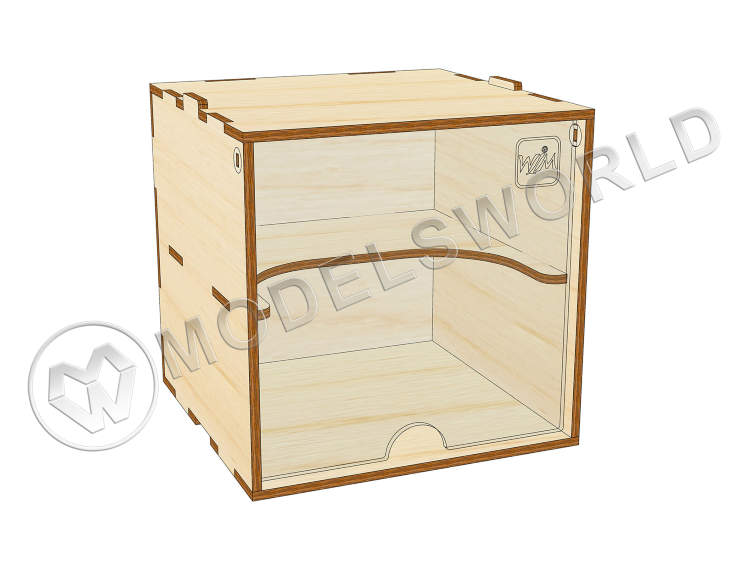 Mini Модуль-витрина с полочкой Mini Модуль-витрина с полочкой - фото 1