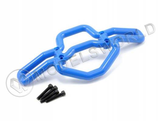 Передний усиленный бампер (синий) RPM 1/10