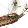 Готовая модель линейного корабля "Повелитель морей" в футляре. Масштаб 1:84