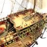 Готовая модель линейного корабля "Повелитель морей" в футляре. Масштаб 1:84