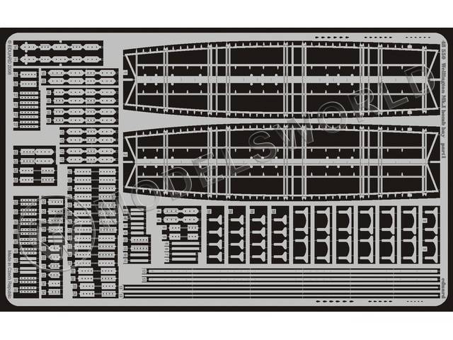 Фототравление для модели Wellington бомбовый отсек, Trumpeter. Масштаб 1:48 - фото 1