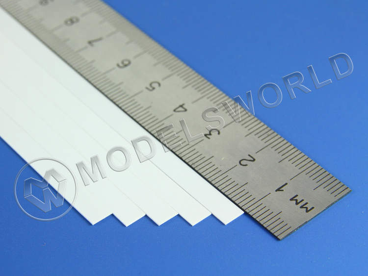 Полоска пластиковая 0.38х4.8 мм, 10 шт - фото 1