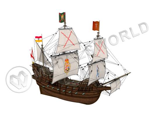 Набор для постройки модели Испанского галеона "САН ФЕЛИПЕ", груша, ОГРАНИЧЕННАЯ СЕРИЯ. Масштаб 1:96