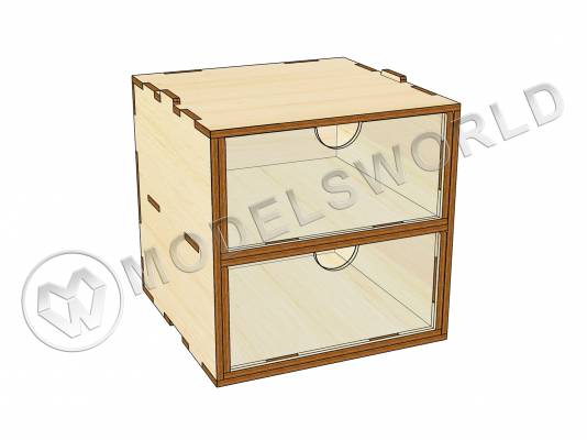 Mini модуль-органайзер на 2 ящика