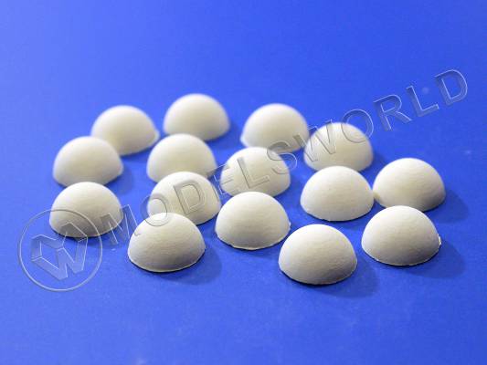 Полусферы дорожные тип 1 серые, 24 шт. Масштаб 1:43