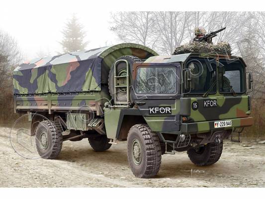 Склеиваемая пластиковая модель Немецкий грузовик LKW 5t mil gl. Масштаб 1:35