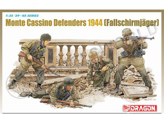 Фигуры Защитники Монте-Кассино (десантники), 1944 г. Масштаб 1:35 - фото 1