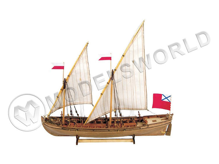 Набор для постройки модели «ДУББЕЛЬ ШЛЮПКА». Масштаб 1:72 - фото 1