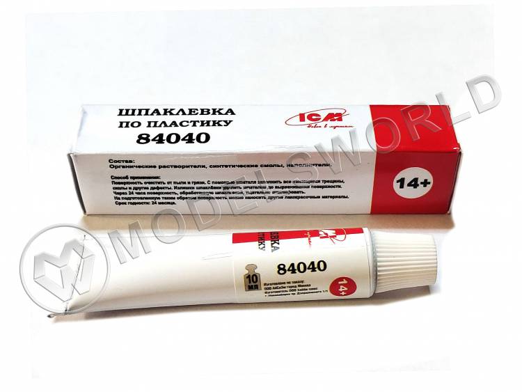 Шпаклевка по пластику ICM, 10 мл - фото 1