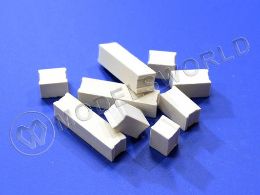 Блоки ФБС-400, по 5 шт. Масштаб 1:100