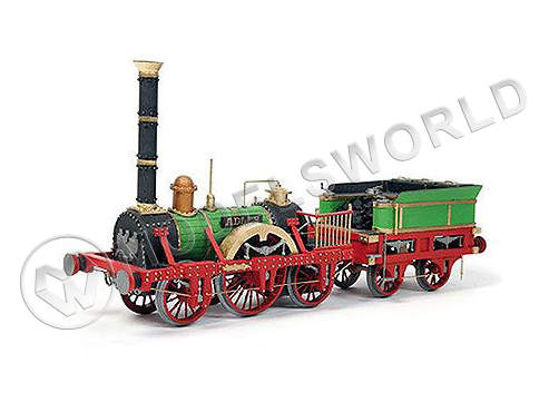 Набор для постройки модели паровоза ADLER. Масштаб 1:24 Набор для постройки модели паровоза ADLER. Масштаб 1:24 - фото 1