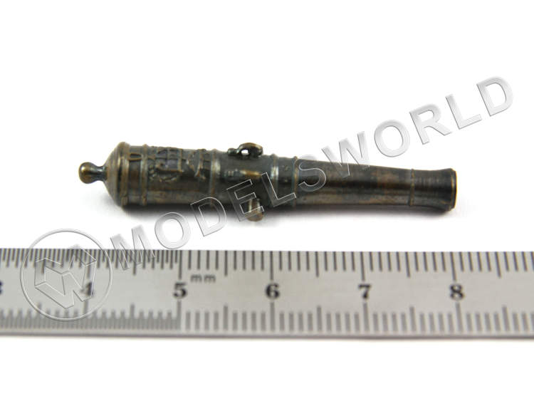 Пушка Испанского образца, полностью обработанная, 43 мм., с декором 2 шт - фото 1