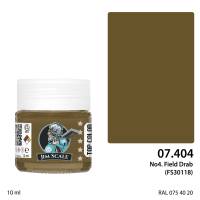 Спиртовая краска Jim Scale №4. Полевой серый FS30118 (No4. Field Drab FS30118), 10 мл