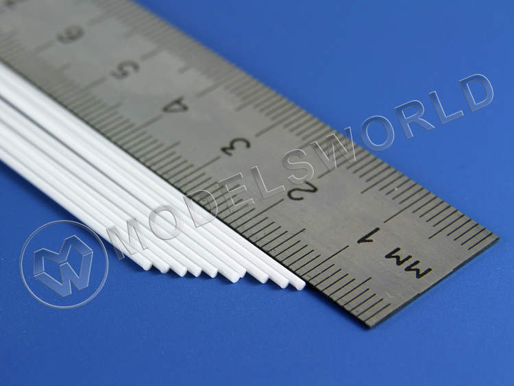 Пруток пластиковый круглый 1.0 мм, 10 шт Пруток пластиковый круглый 1.0 мм, 10 шт - фото 1