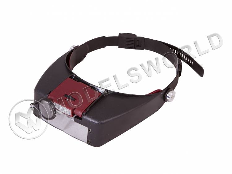 Лупа налобная Levenhuk Zeno Vizor H2 с подсветкой 1.5х/3х/6.5х/8х - фото 1