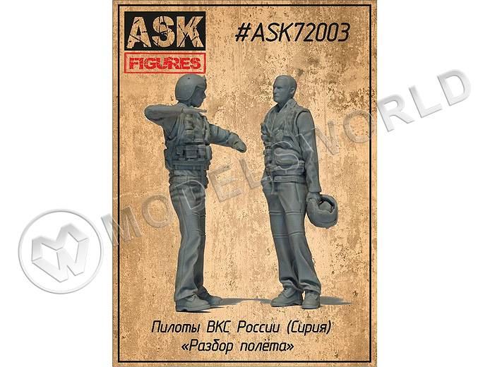 Фигуры пилотов ВКС России (Сирия) "Разбор полёта". Масштаб 1:72 - фото 1