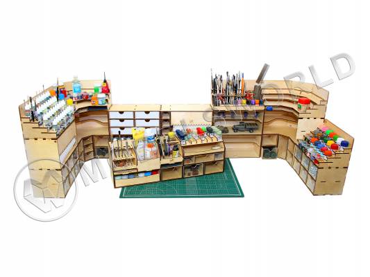 Полное рабочее место моделиста из 19 модулей