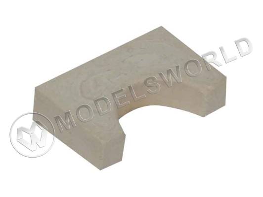 Набор кирпичей с вырезом, масштаб 1:20, 20х12 мм, 25 шт