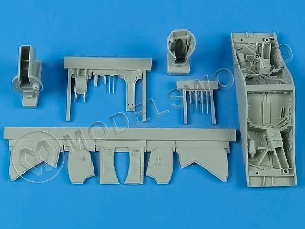 Конверсионный набор для Hawker Sea Hawk wheel bay, Trumpeter. Масштаб 1:48 - фото 1
