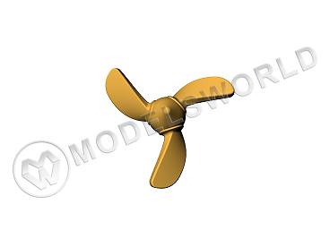 Винт 3х лопастной 9.5 мм Аврора, 3 шт. Масштаб 1:350 - фото 1