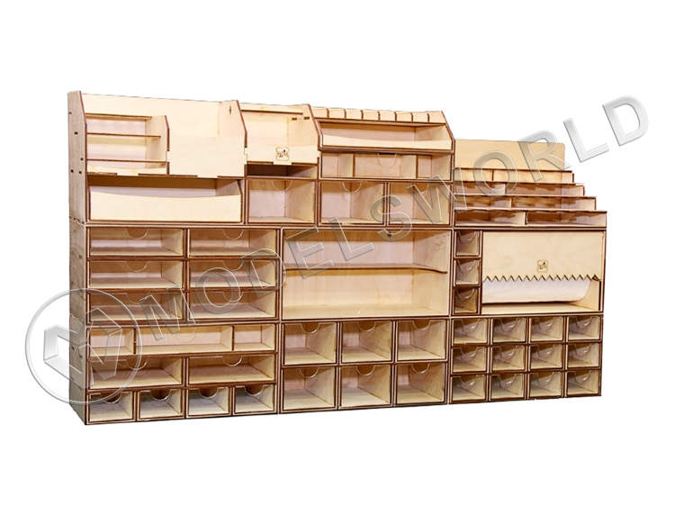 Набор для сборки. Рабочее место из 8 модулей Набор для сборки. Рабочее место из 8 модулей - фото 1