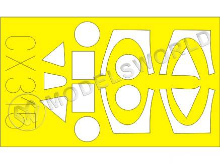 Набор окрасочных масок для Spitfire Mk. IX, Italeri. Масштаб 1:72