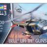 Склеиваемая пластиковая модель Вертолет Bell UH-1H. Масштаб 1:100