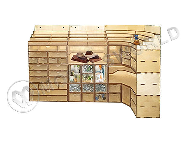 Набор для сборки. Рабочее место из 12 модулей Набор для сборки. Рабочее место из 12 модулей - фото 1