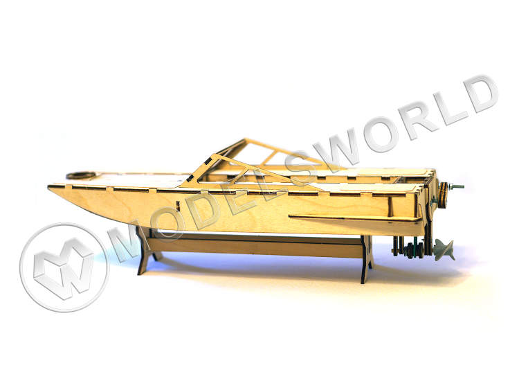 Набор для постройки модели резиномоторного катера Набор для постройки модели резиномоторного катера - фото 1