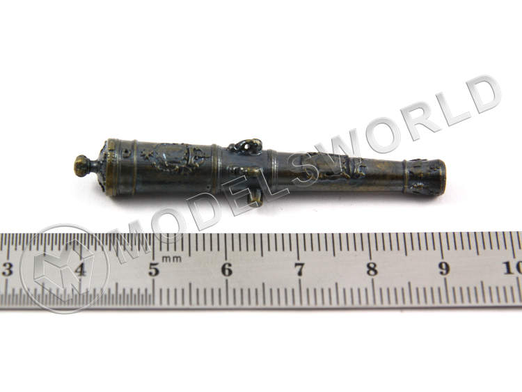 Пушка Французского образца, полностью обработанная, 53 мм., с декором, 2 шт Пушка Французского образца, полностью обработанная, 53 мм., с декором, 2 шт - фото 1