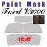 Окрасочная маска на остекление Ford 3000S Series, ICM. Масштаб 1:35