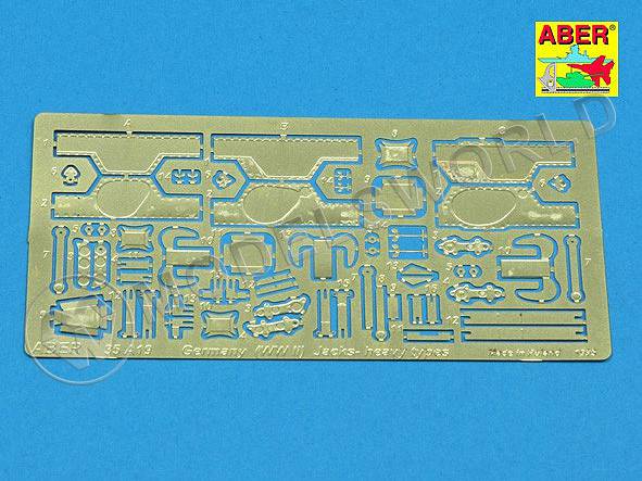 Фототравление German Jacks (typ 1). Масштаб 1:35 - фото 1