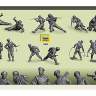 Фигуры солдат Советские горные стрелки. Масштаб 1:35