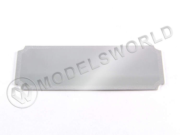 Табличка под серебро 6.2х2.45 см - фото 1