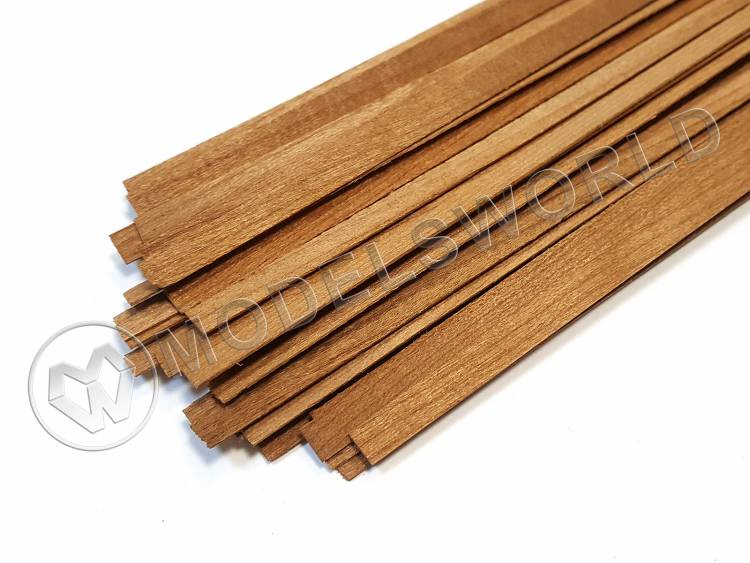 Рейка 0.5х4.0x500 мм, вишня 1 шт. - фото 1