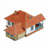 Модель из бумаги Сельский дом №3. Масштаб 1:87/H0