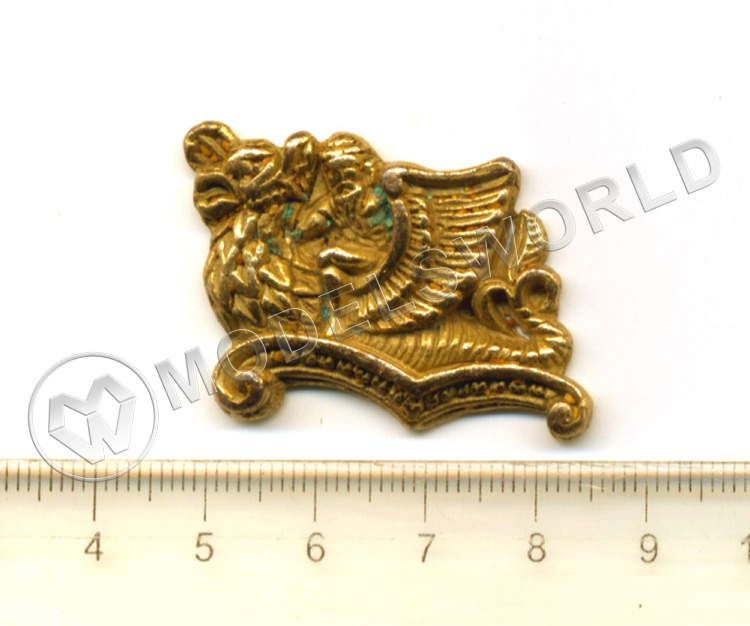 Декоративный элемент, дракон, 40 мм, металл 1 шт. - фото 1