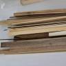 Набор №7. Рейки нестандартных размеров (обрезки ценных пород дерева)