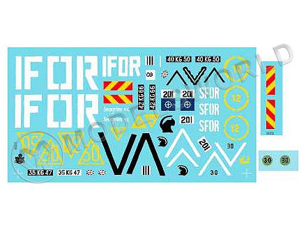 Декаль Balkan Warriors. Масштаб 1:35