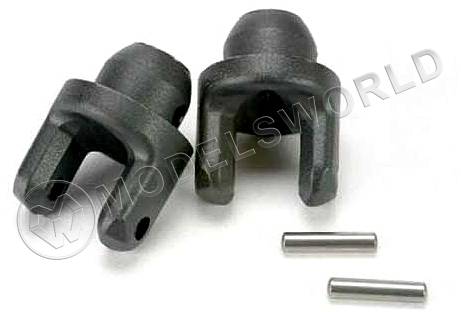 Вилка привода колеса Yokes, stub axle (2)/ pins (2) - фото 1