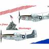 Декаль Iwo Jima Mustangs. Масштаб 1:48