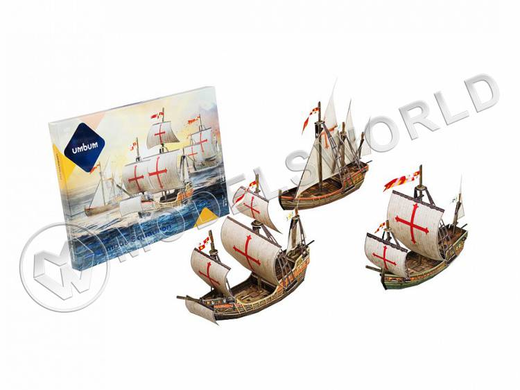 Модель из бумаги Эскадра Колумба Модель из бумаги Эскадра Колумба - фото 1