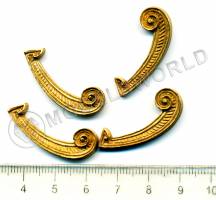 Декоративный элемент, 30 мм, металл 1 шт.