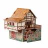 Модель из бумаги Водяная мельница, серия Средневековый город