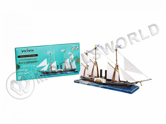 Модель из бумаги Пароходофрегат Владимир
