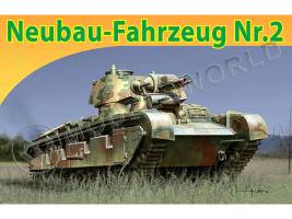 Склеиваемая пластиковая модель Немецкий опытный танк Neubau-Fahrzeug Nr.2. Масштаб 1:35