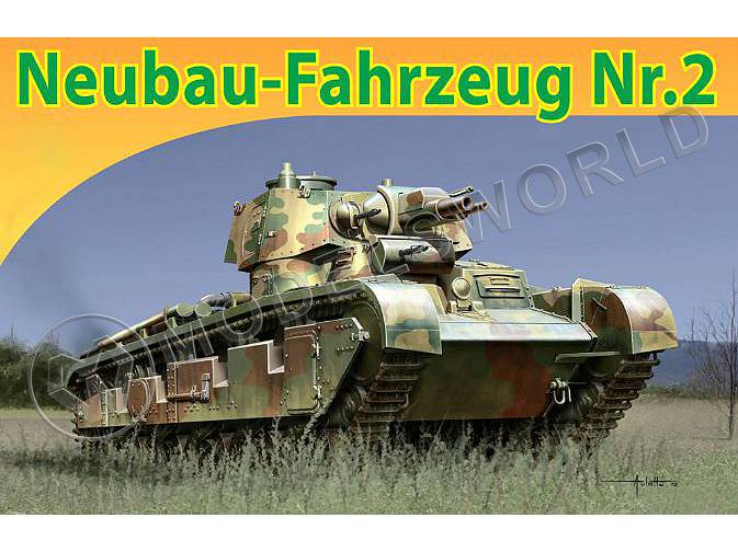 Склеиваемая пластиковая модель Немецкий опытный танк Neubau-Fahrzeug Nr.2. Масштаб 1:35 - фото 1